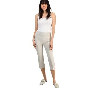 JM Collection Size 28WP Women's Pull-On Capri Tummy-Control Pants. New No Tags